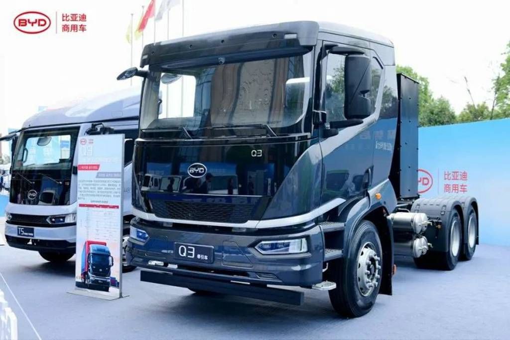 ​​التلاقي لطريق جديد، الابتكار يقود المستقبل! BYD تطلق سلسلة شاحناتها الثقيلة الكهربائية بالكامل​​