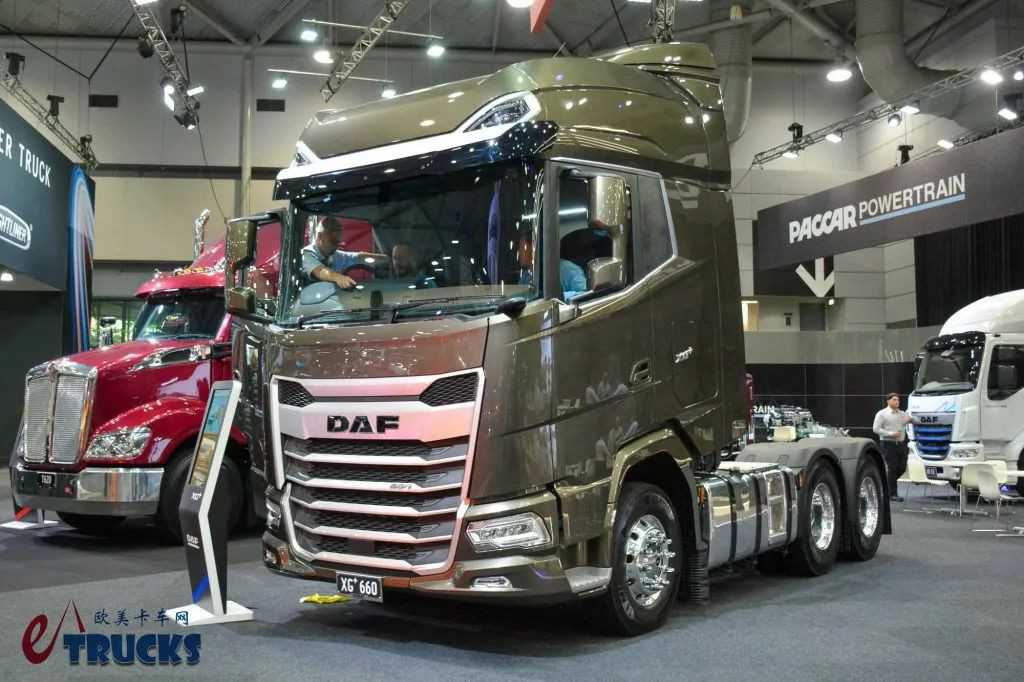 ​​660 حصانًا من القوة الميكانيكية: شاحنة DAF XG+ الأسترالية تظهر في معرض Brisbane Truck Show، هل هناك اختلافات أخرى في المواصفات؟​​