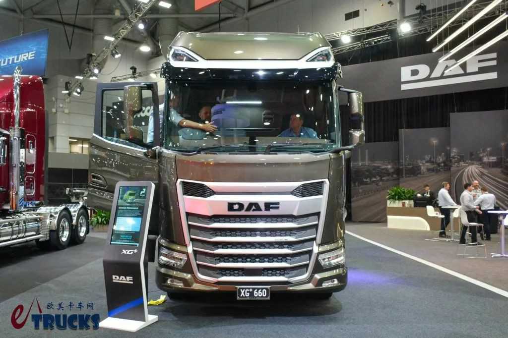 ​​660 حصانًا من القوة الميكانيكية: شاحنة DAF XG+ الأسترالية تظهر في معرض Brisbane Truck Show، هل هناك اختلافات أخرى في المواصفات؟​​