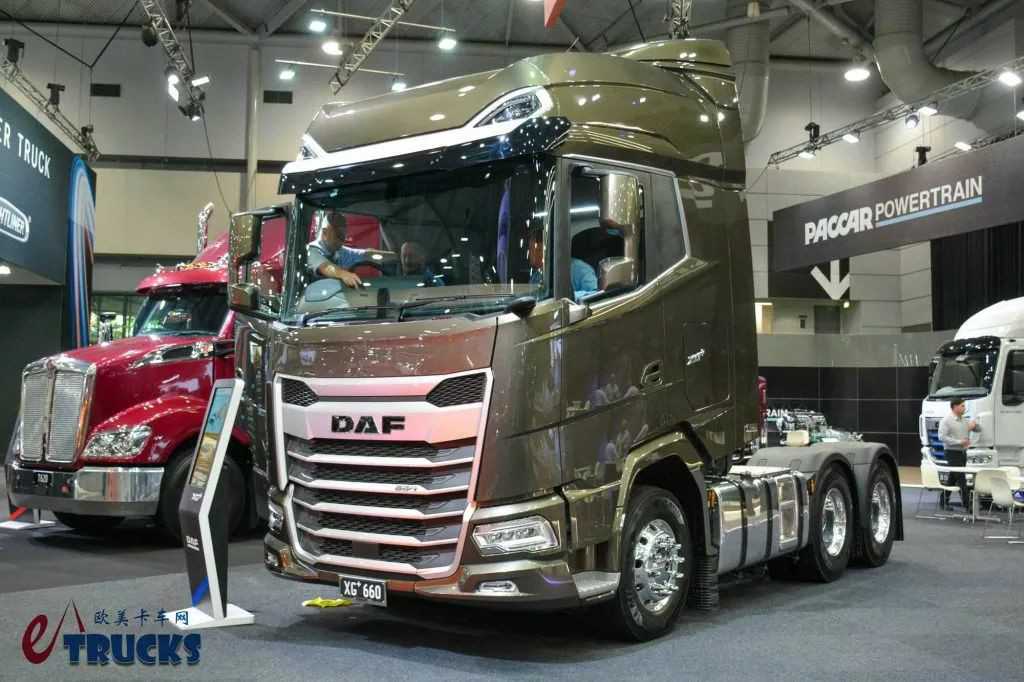 ​​660 حصانًا من القوة الميكانيكية: شاحنة DAF XG+ الأسترالية تظهر في معرض Brisbane Truck Show، هل هناك اختلافات أخرى في المواصفات؟​​