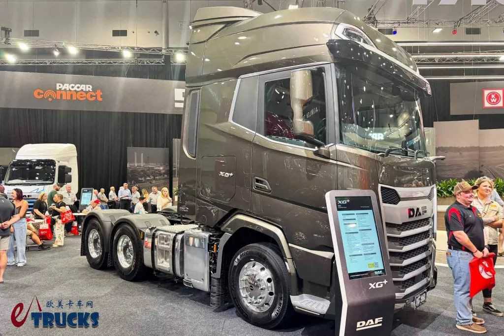​​660 حصانًا من القوة الميكانيكية: شاحنة DAF XG+ الأسترالية تظهر في معرض Brisbane Truck Show، هل هناك اختلافات أخرى في المواصفات؟​​