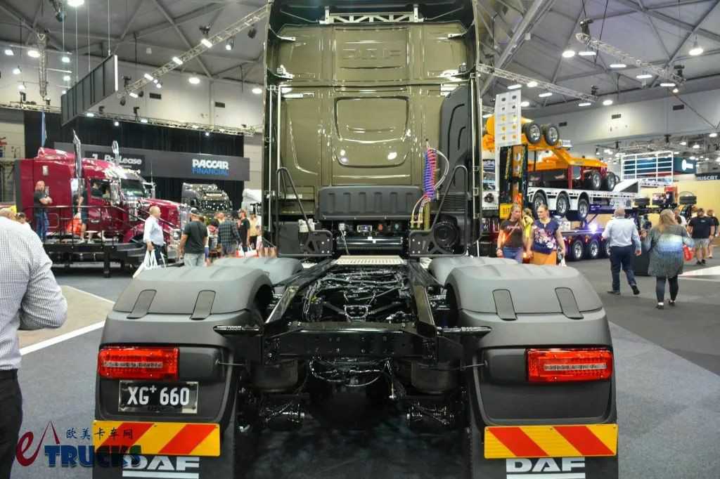 ​​660 حصانًا من القوة الميكانيكية: شاحنة DAF XG+ الأسترالية تظهر في معرض Brisbane Truck Show، هل هناك اختلافات أخرى في المواصفات؟​​