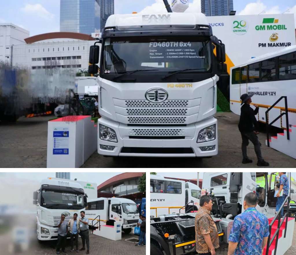 ​​FAW Jiefang تحقق نجاحًا باهرًا بأكثر من 30,000 زائر في معرض إندونيسيا الدولي الـ23 للتعدين​​