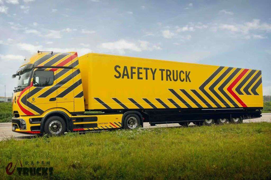 ثورة أمان الشاحنات في العصر الكهربائي؟ مرسيدس-بنز تطلق eActros 600 Safety Truck (شاحنة الأمان)
