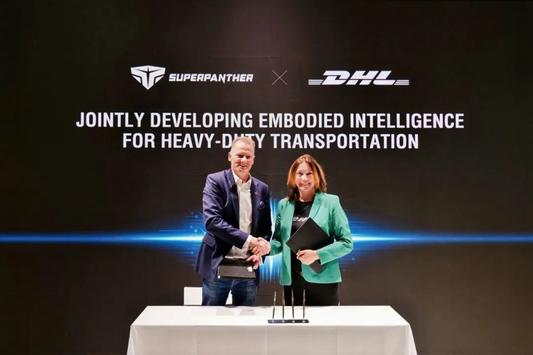 SUPERPANTHER تعلن استراتيجية الذكاء الجسدي للشاحنات الثقيلة وتعمق التعاون مع DHL