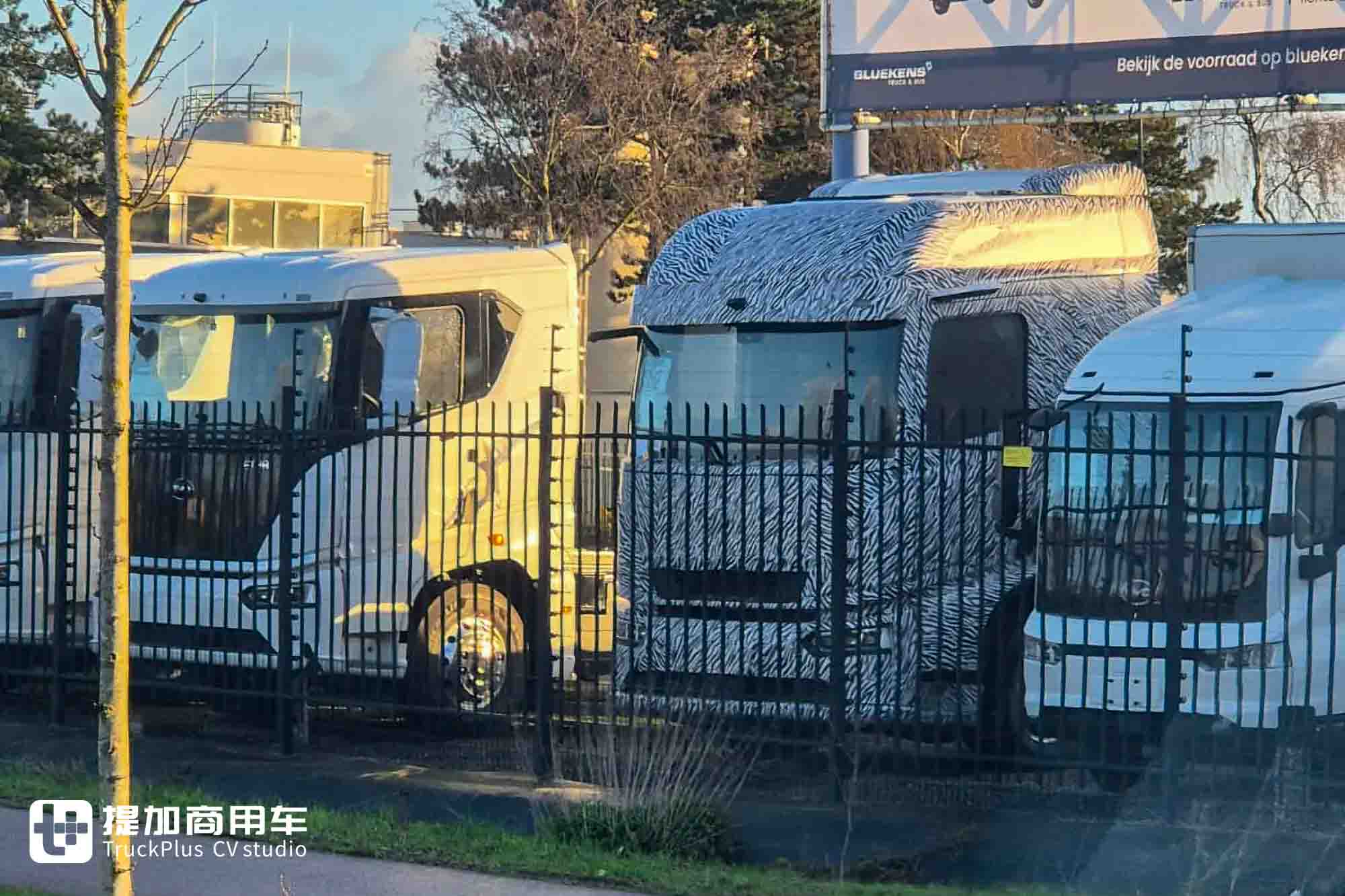 لوحة يوان B (قوانغدونغ) تظهر في هولندا؟ كشف تسريبات اختبار طريق لشاحنة BYD الكهربائية طويلة المدى، العد التنازلي للعرض الأول في IAA
