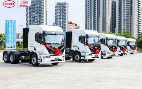 BYD Commercial Vehicles و MILKYWAY تبرمان تعاوناً استراتيجياً — تسليم أول دفعة من الجرارات الكهربائية الخالصة